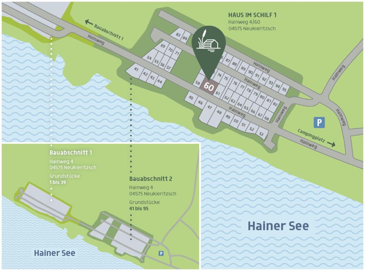 Haus Im Schilf 1 - Ferienwohnungen Am Hainer See Bei Leipzig Neukieritzsch Exterior foto